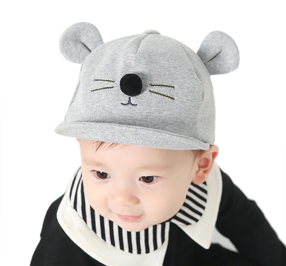 Chapeau Bébé Fille Garçon Nouveau-né Enfant en bas âge Casquette Fille Garçon Unisexe Coton Casquette de baseball Chapeaux de soleil au design moderne nouveau
