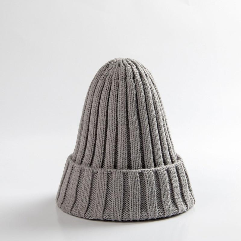 Bonnets Modernes Éléants Couleurs Bonbon Chapeaux Pointus Mignons Automne Hiver Pour Bébés Garçons & Filles Bonnets Chauds Pour Femmes