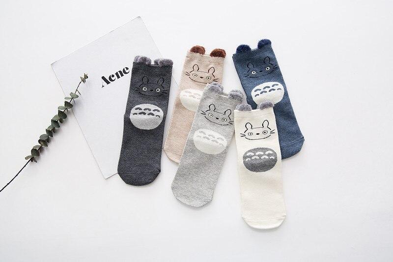 Lot de 5 paires de chaussettes bébé 100 % coton unisexe pour filles et garçons, douces et chaudes, motif dessin animé