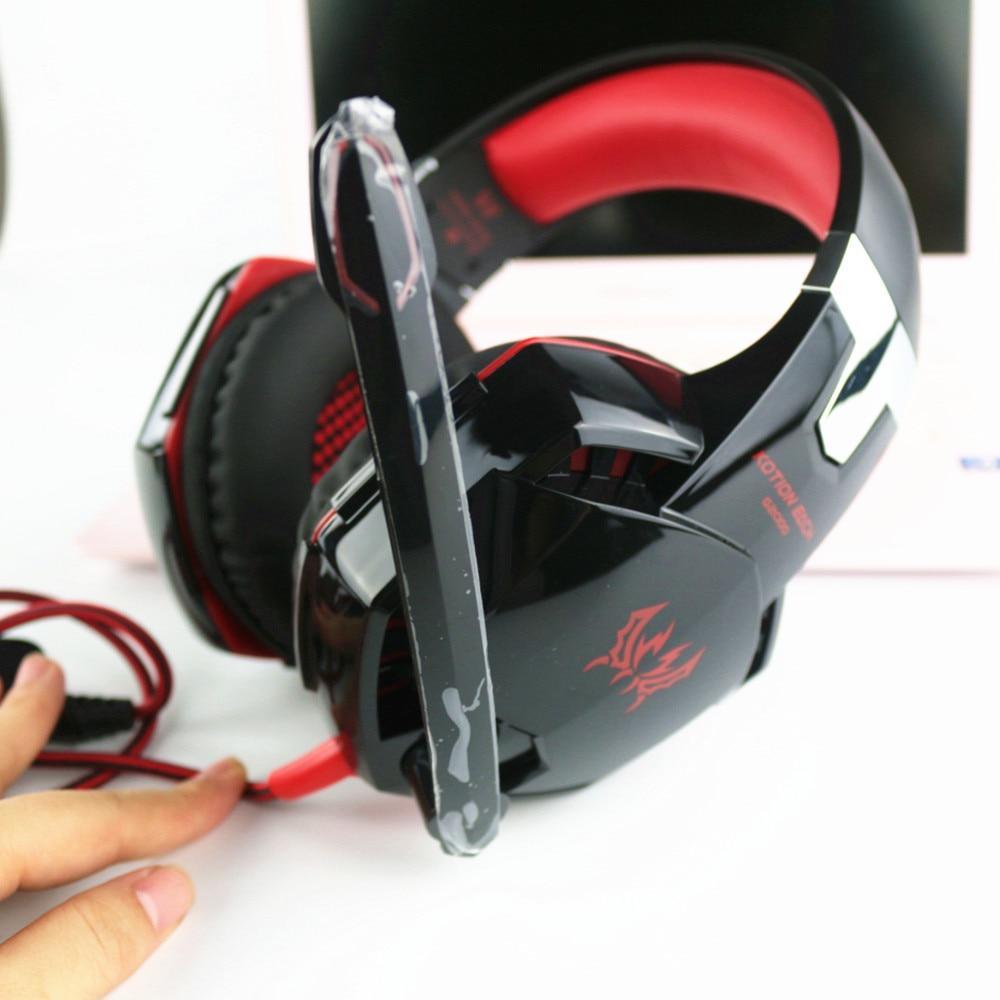 Nouveaux casques de jeu STEVEEX Modern G2000 G9000 grands écouteurs avec micro lumineux écouteurs stéréo basses profondes pour PC, ordinateur portable et jeux