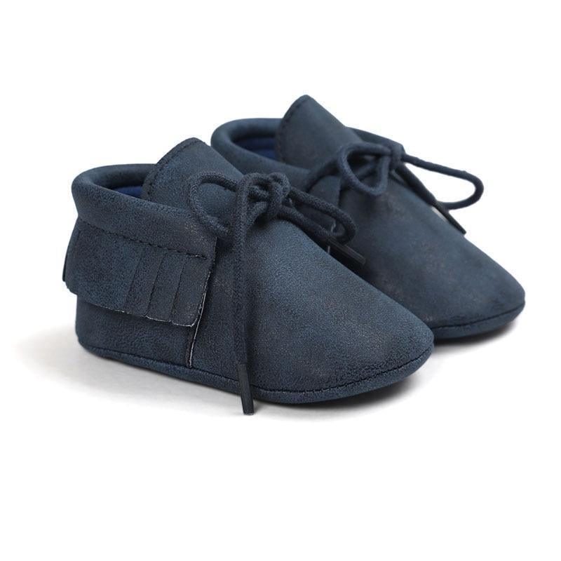 Chaussures de bébé automne/printemps pour nouveau-nés garçons et filles en cuir PU, premiers pas, 0-18 mois
