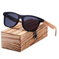 Lunettes de soleil de sport carrées en bois polarisées, de luxe et élégantes, pour femmes et hommes, avec protection UV400