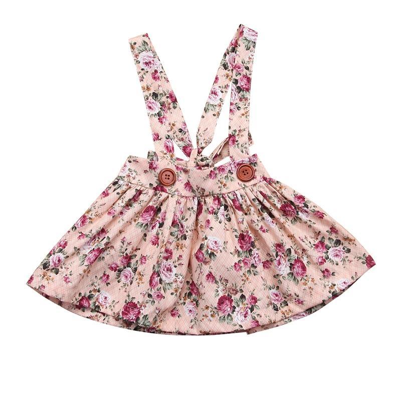 Robe Tutu à Bretelles de Soirée sans Manches à Imprimé Floral pour Filles, Vêtements d'Été Modernes et de Luxe pour Petites Filles et Bébés