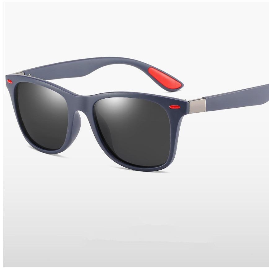 Lunettes de soleil polarisées classiques populaires de sport pour hommes et femmes, de marque, pour la conduite, les soirées, monture carrée avec protection UV400