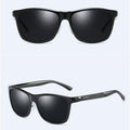 Lunettes de soleil de luxe en aluminium polarisées pour hommes et femmes avec protection UV400