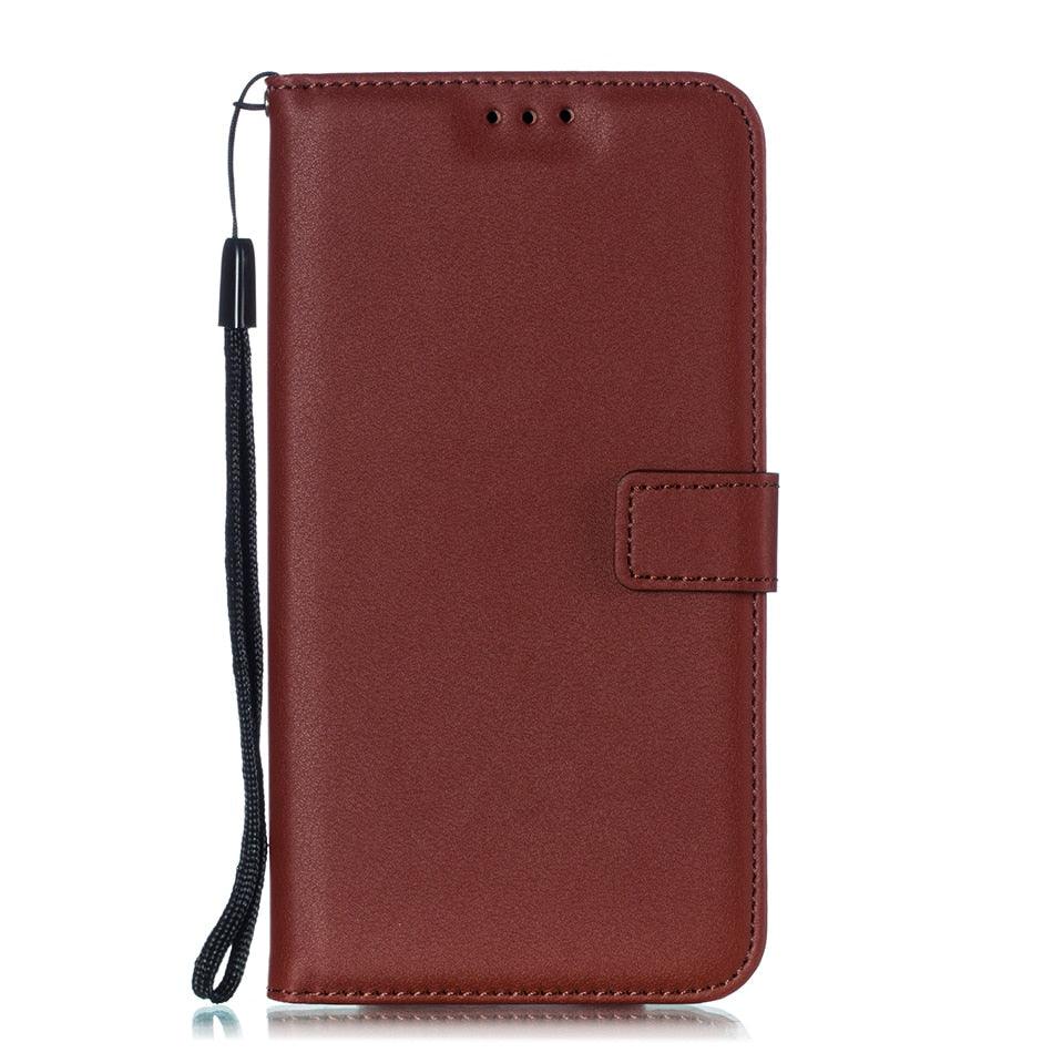 Étui Portefeuille en Cuir Couleur Unie pour iPhone 14 XS MAX 11 Pro 12 mini 13 Housse à Rabat Fente pour Cartes Étui de Téléphone Portable Portefeuille Étui de Téléphone Portable Housse à Rabat en Cuir Portefeuille Étui Protecteur Coloré