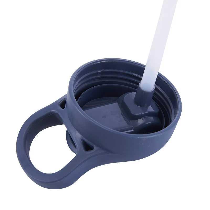 Bouteille d'eau portable avec paille en plastique sain, gourde de voyage pour sport et boissons pour enfants