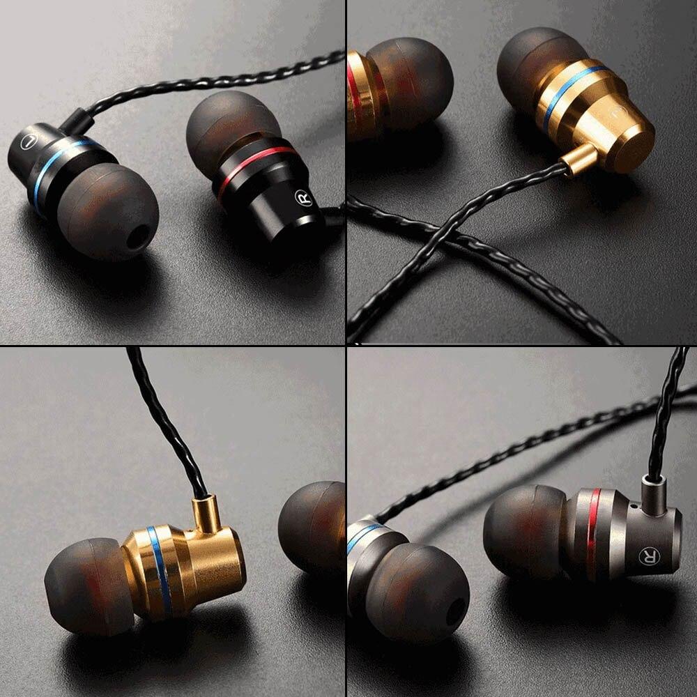 Écouteurs intra-auriculaires STEVVEX pour téléphone, stéréo, basse, casque filaire en métal, écouteurs HiFi avec micro pour téléphones portables