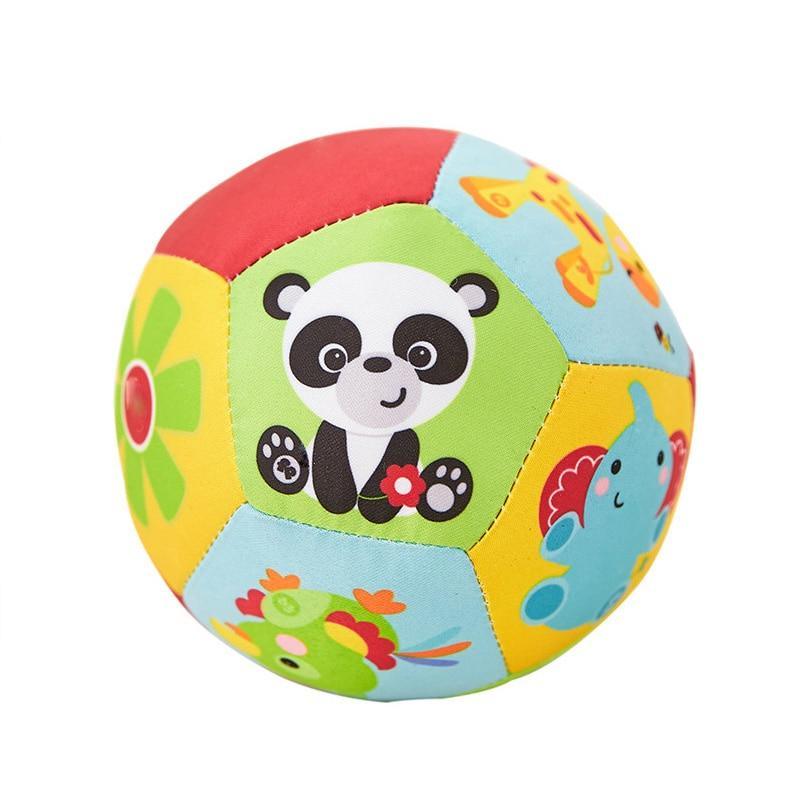 Balle Animale Douce Peluche Mobile Bébé Jouets Sonores Hochet Bébé Balle Musculaire Jouets Éducatifs Nouveau-nés Pour Enfants