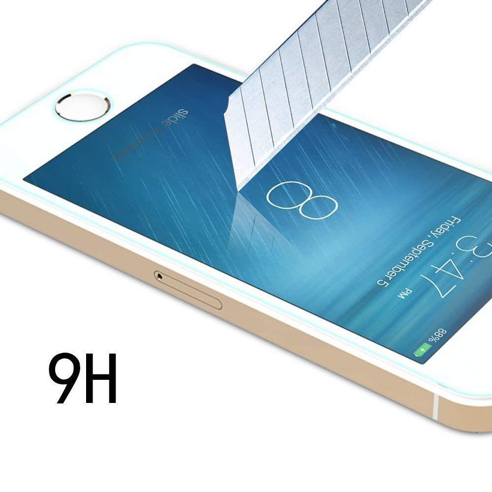 Protection d'écran en verre trempé 3D pleine couverture pour iPhone 5 5S SE 2016 Film de protection en verre pour iPhone 5S SE 5C Anti-explosion Anti-rayures Verre trempé Premium pour iPhone