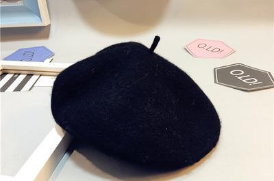 Béret Chapeau Bébé Peintre Britannique en Pure Laine pour Filles, Nouveau Design Rétro Moderne
