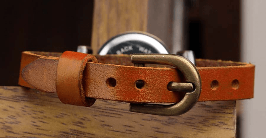Nouvelle mode Montre en cuir pour femme très vendue Montre vintage Montres habillées pour femmes et jeunes filles
