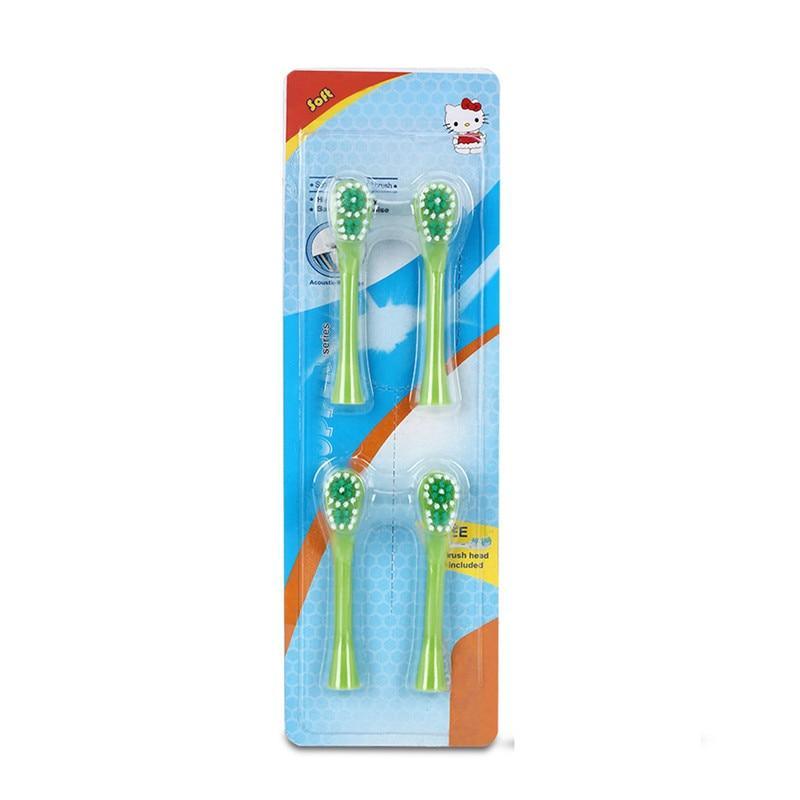 Brosse à Dents Électrique de Dessin Animé pour Enfants, Têtes Double Face Brosse à Dents Électrique ou Brosse de Rechange, Brosse Électrique Parfaite pour Enfants