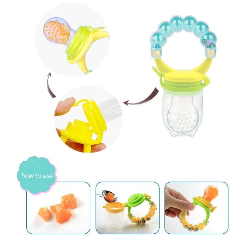 Tétine d'alimentation pour bébé d'aliments frais, sucette à fruits pour enfants, tétine d'alimentation sûre, fournitures pour bébé, sucette polyvalente