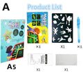 Tablette de dessin jouet éducatif Graffiti A4 A3 Led Lumineux Magique Brut avec lumière-amusant