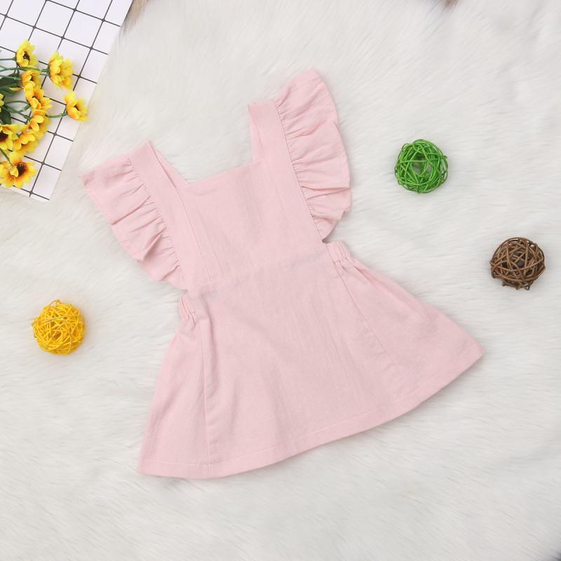Robe de soirée princesse mignonne à volants colorés d'été pour bébé fille
