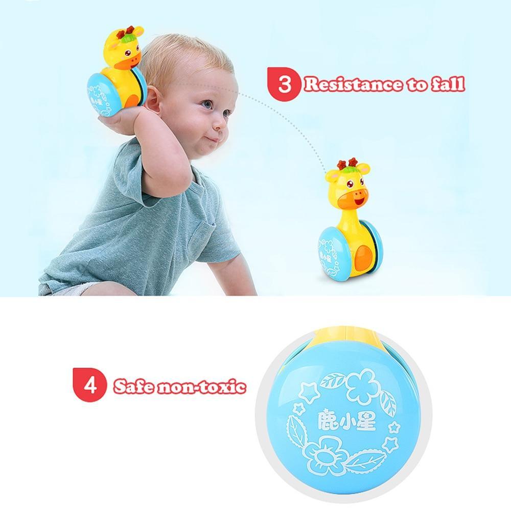 Bébé Hochets Culbuto Jouets Bébé Douce Musique de Clochette Culbuto Jouets Éducatifs Apprentissage Clochette Bébé Jouets Pour Enfants