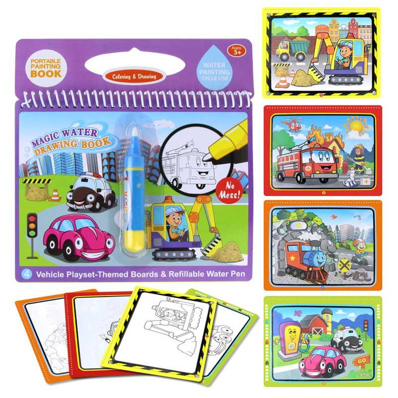 Livres de Dessin Magique, Livres de Coloriage, Doodle et Stylo Magique, Tableau de Peinture, Jouets de Peinture pour Enfants, Cadeaux d'Anniversaire