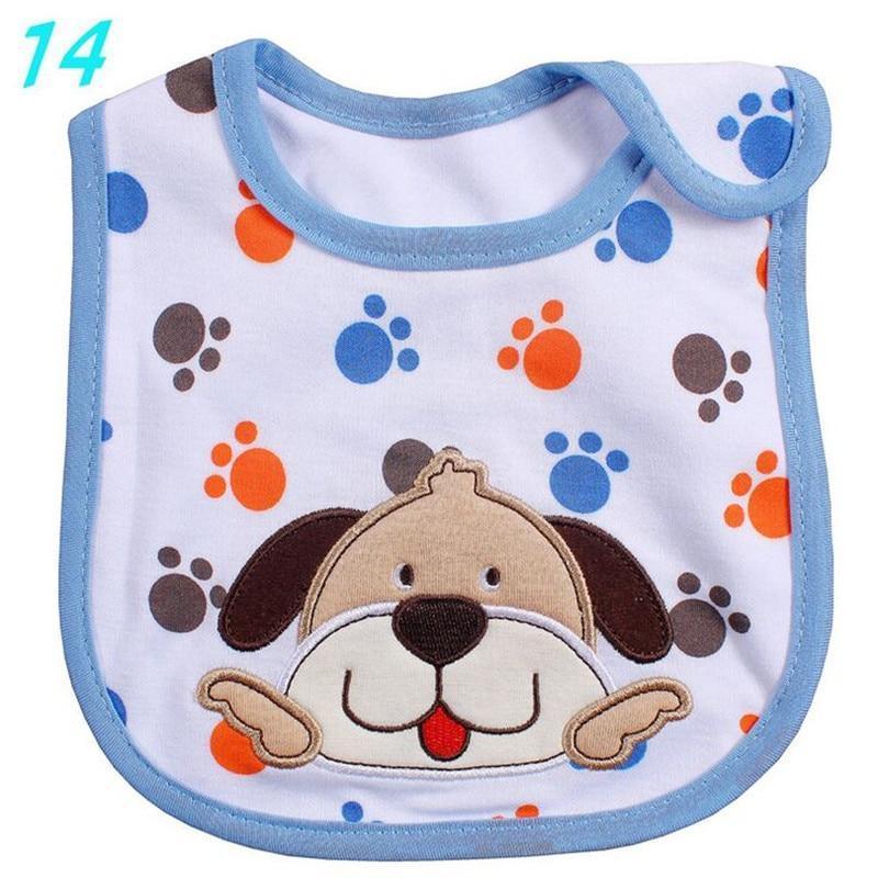 Bavoirs en Coton de Dessin Animé pour Bébé Serviettes de Salive Bavoirs Imperméables Accessoires pour Bébés Nouveau-nés