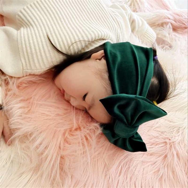 Grand bandeau à nœud, bandeaux pour bébé fille, bandeau pour cheveux, enveloppement de tête en coton pour enfants filles