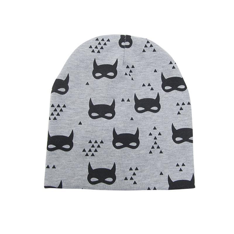 Nouveau Bonnet Bébé Coton Imprimé Dessin Animé Chapeau Nouveau-né Élastique pour Tout-petits Enfants Filles et Garçons