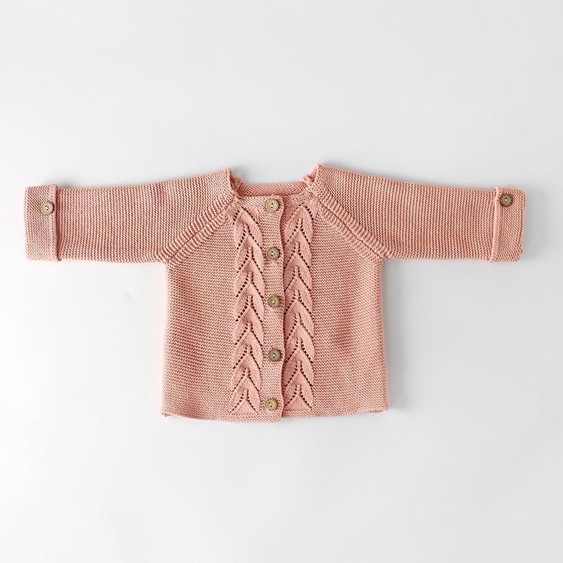 Vêtements modernes en coton pour bébé fille - Cardigan avec pull et manteau pour bébés garçons et filles - Combinaison d'hiver