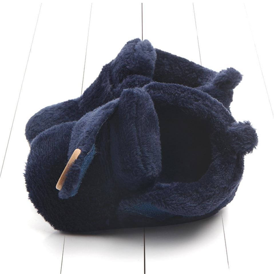 Chaussures de premier pas pour bébé, chaussons souples, chaussures mignonnes, chaussures d'hiver antidérapantes, chaussures chaudes d'automne confortables pour bébé