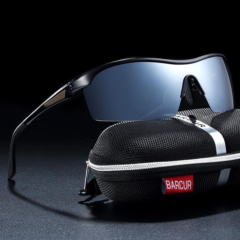 Nouvelles Lunettes de soleil de sport en aluminium polarisées anti-reflet pour femmes et hommes avec protection UV400