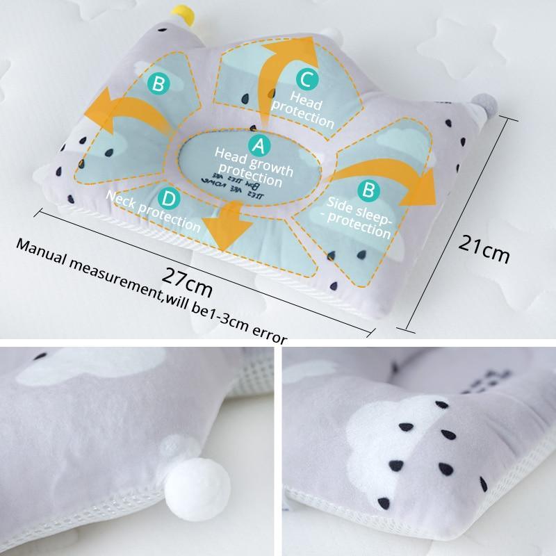 Oreillers d'allaitement pour nouveau-nés garçons et filles, coussin de décoration d'intérieur en coton, literie pour enfants, oreiller pour bébé