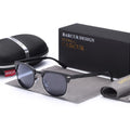 Les lunettes de soleil de luxe polarisées en aluminium pour hommes, des lunettes classiques punk pour hommes et garçons avec protection UV400