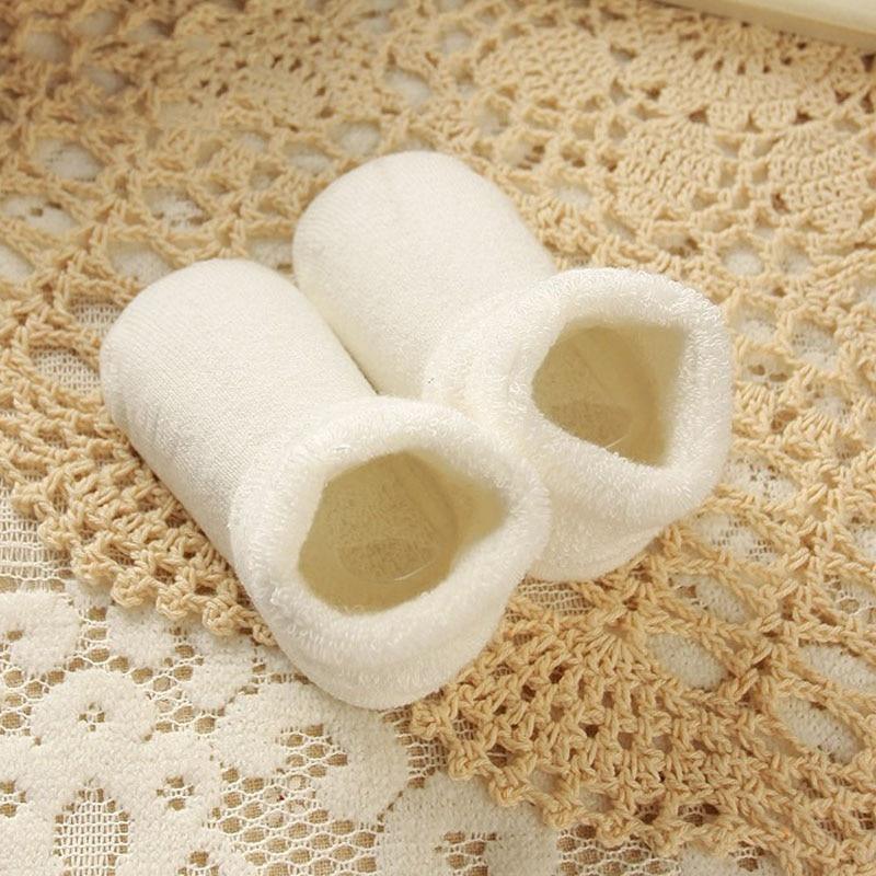 Chaussettes de sol antidérapantes durables en coton pour nouveau-né, pour bébé garçon et bébé fille, cadeau parfait pour une fête prénatale
