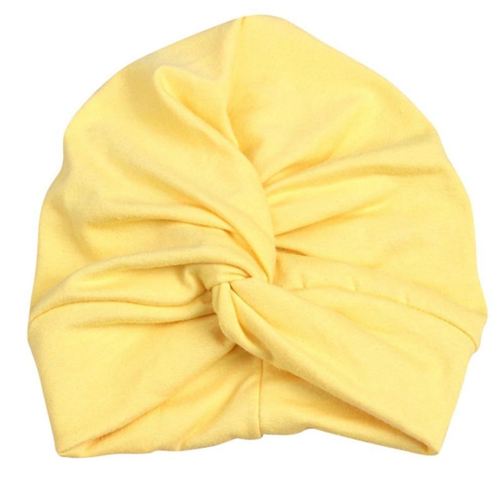 Chapeau Bébé Coton Doux Turban Nœud Fille Chapeau d'été Style Bohème Casquette Nouveau-né Enfant pour Filles