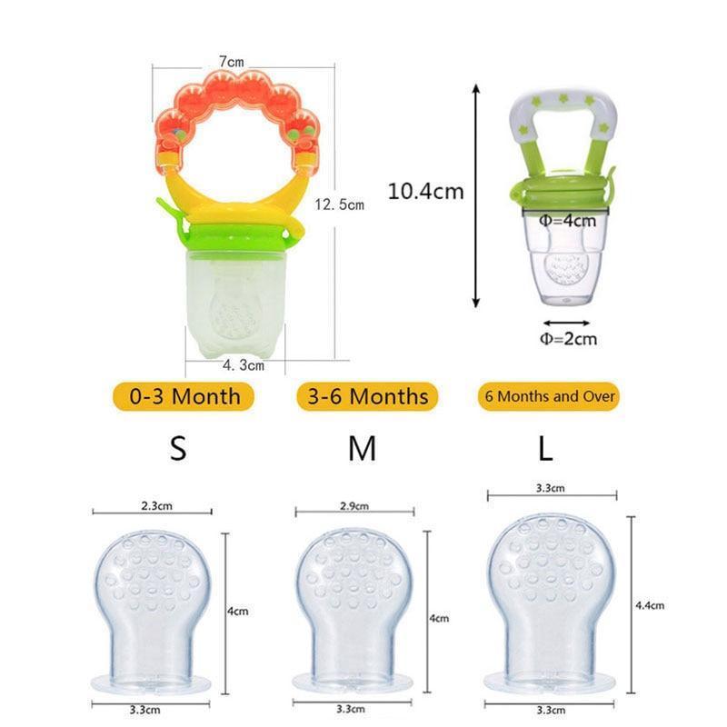 Tétine d'alimentation pour bébé d'aliments frais, sucette à fruits pour enfants, tétine d'alimentation sûre, fournitures pour bébé, sucette polyvalente