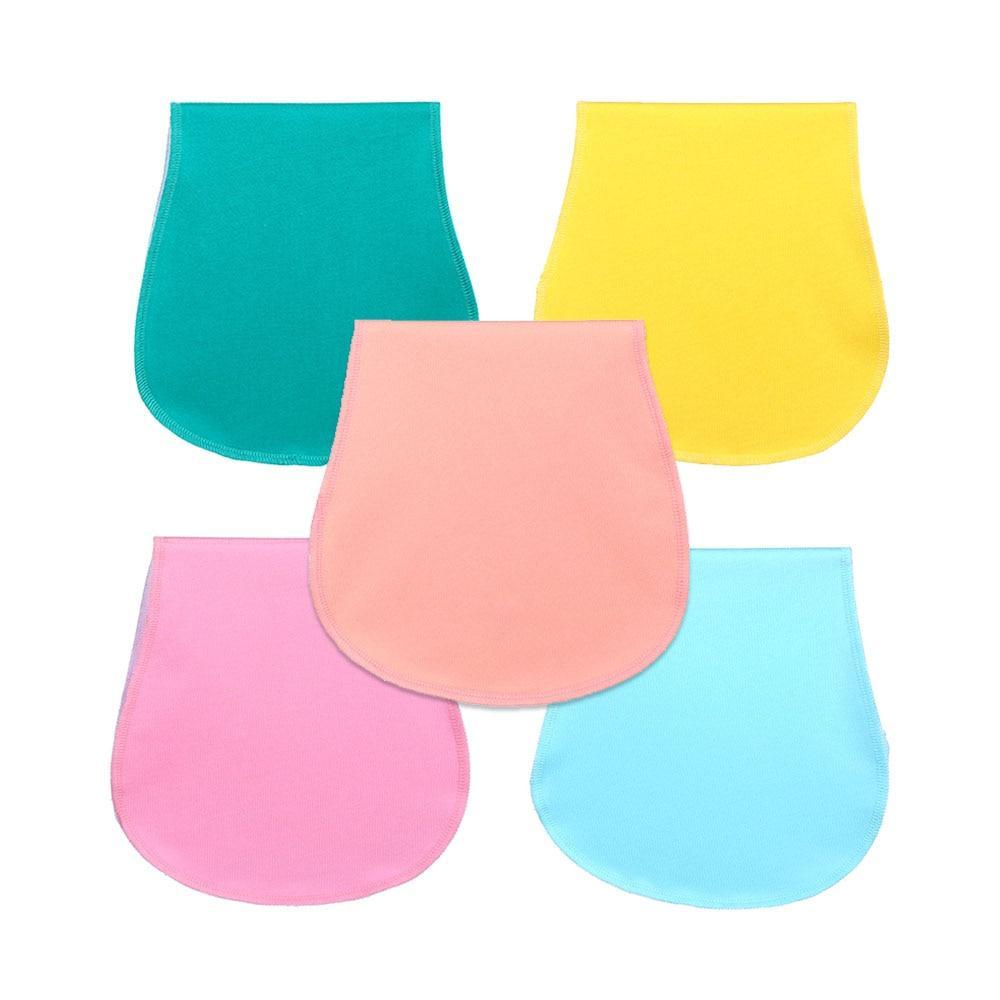 Nouvelle serviette de crachat incurvée pour bébé 100 % coton, trois couches, imperméable, légère, naturelle pour accessoires de bébé