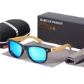 Lunettes de soleil classiques en bambou polarisées faites à la main, naturelles, pour hommes et femmes, lunettes de soleil en bois Oculos de sol masculino avec protection UV400 pour les yeux
