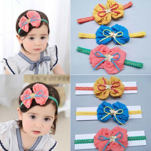 Bandeau bébé Bog Bow pour nouveau-né, nourrisson, enfant en bas âge, fille ou garçon, avec nœud uni, turban doux, bandeau à nœud pour filles