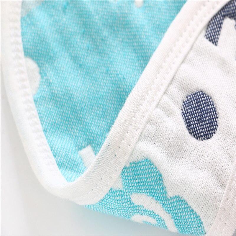 Bavoirs bébé en gaze 100 % coton double face 6 couches, accessoires vestimentaires unisexe toutes saisons pour bébés et enfants
