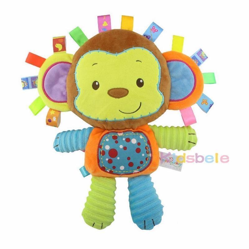 Jouets pour bébés Hochets Anneau de dentition doux en peluche Jouets éducatifs pour bébés et nourrissons