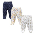 Lot de 3 pantalons bébé 100% coton pour filles et garçons, vêtement unisexe décontracté bas PP, vêtement bébé nouveau-né pour enfants
