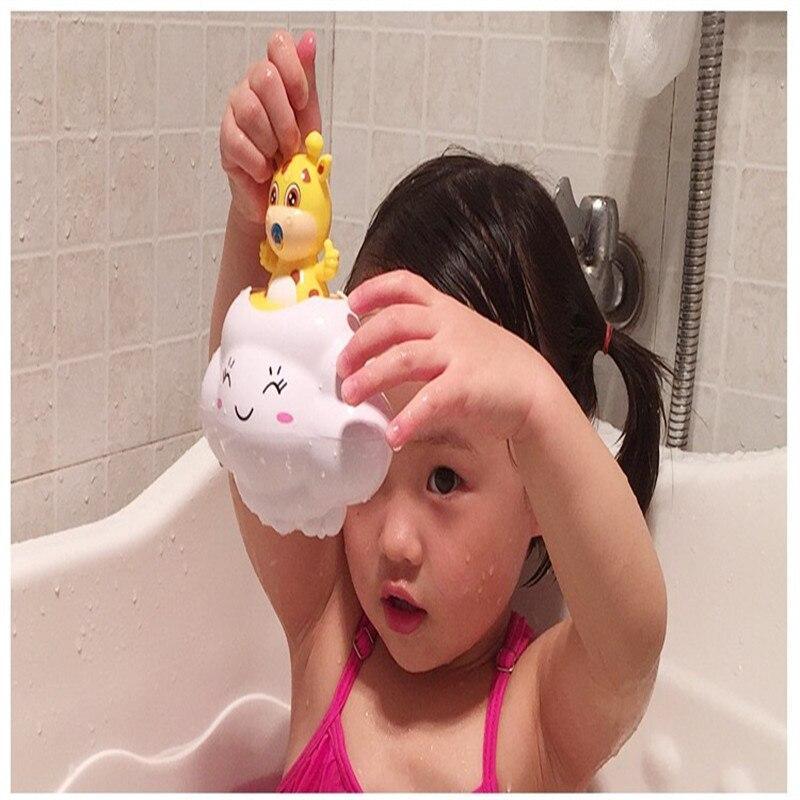 Mignons jouets de bain en forme d'animaux de dessin animé pour bébés, pour la douche, la plage, jouets aquatiques amusants et classiques, jouets éducatifs pour enfants