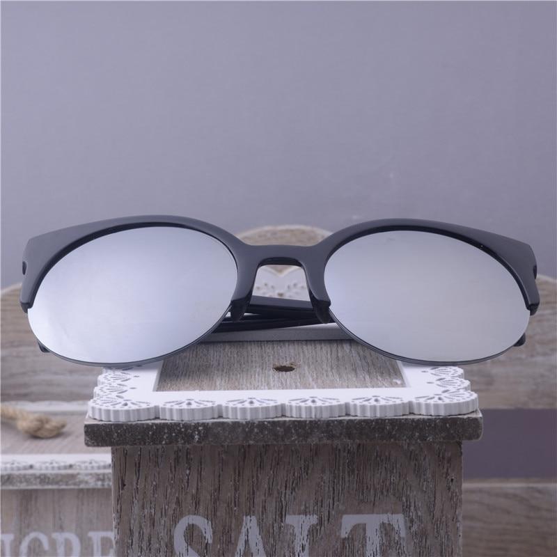 Nouvelles lunettes de soleil de luxe modernes rétro de marque super rondes avec protection UV400 pour femme avec œil de chat