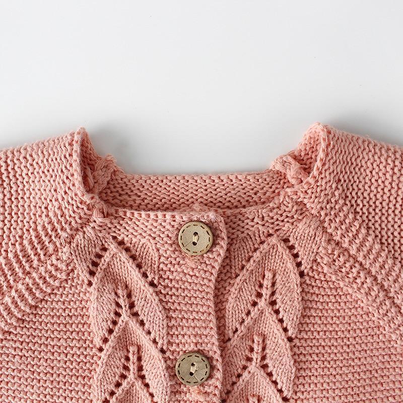 Vêtements modernes en coton pour bébé fille - Cardigan avec pull et manteau pour bébés garçons et filles - Combinaison d'hiver