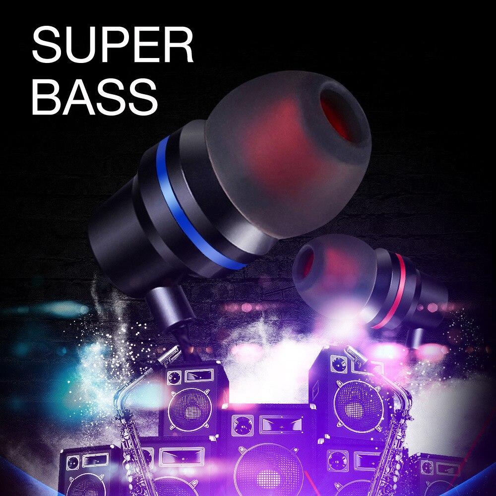 Écouteurs intra-auriculaires STEVVEX pour téléphone, stéréo, basse, casque filaire en métal, écouteurs HiFi avec micro pour téléphones portables
