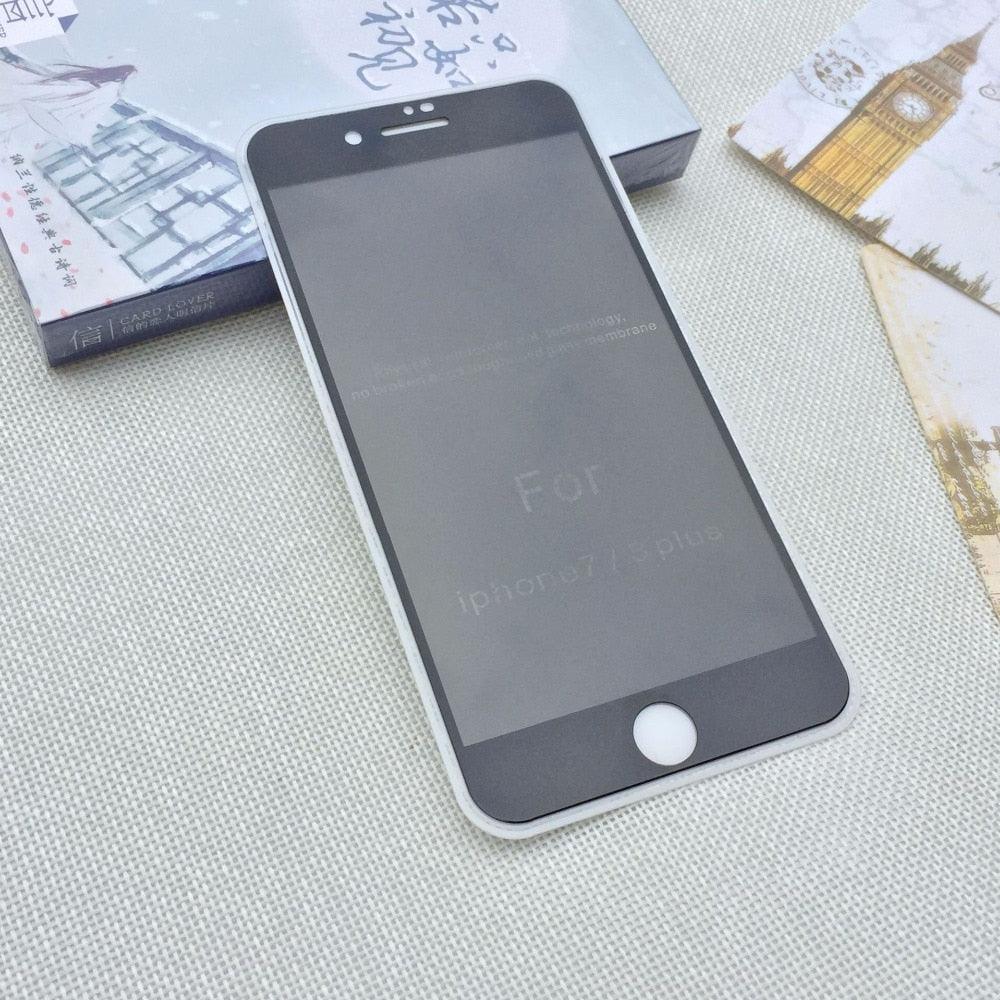 3 Pièces Meilleur Verre Trempé Confidentialité 9H pour iPhone 11 12 13 14 Pro Mini XS MAX X XR 6S 7 8 Plus SE Film de Protection Écran Anti-Espion Anti-Peeping en Verre Trempé pour iPhone