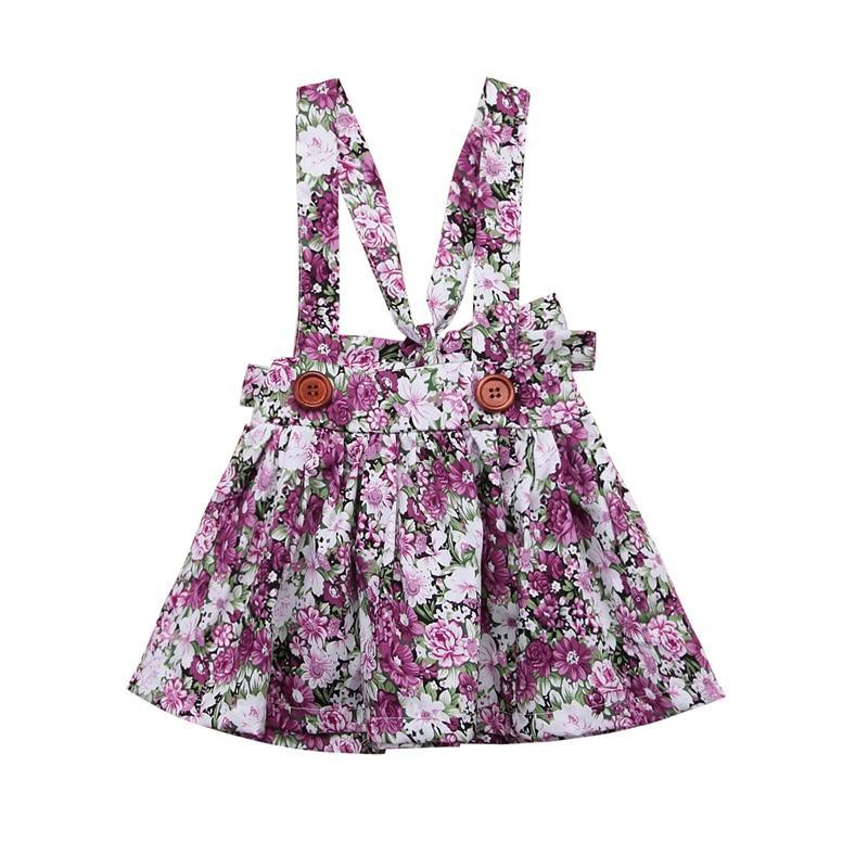 Robe Tutu à Bretelles de Soirée sans Manches à Imprimé Floral pour Filles, Vêtements d'Été Modernes et de Luxe pour Petites Filles et Bébés