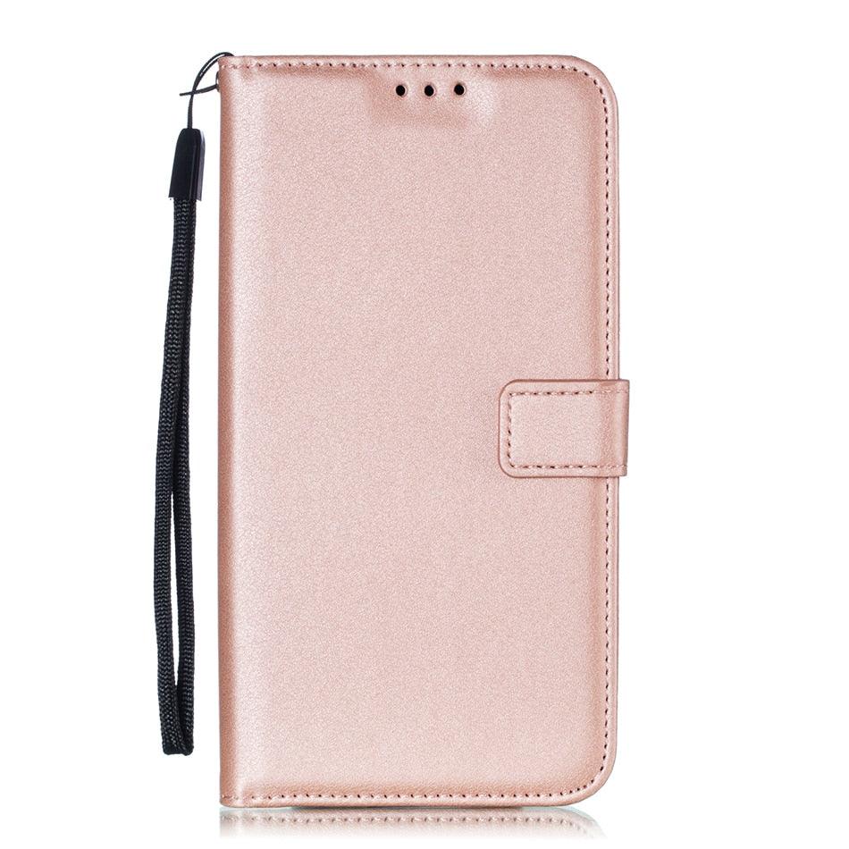 Étui Portefeuille en Cuir Couleur Unie pour iPhone 14 XS MAX 11 Pro 12 mini 13 Housse à Rabat Fente pour Cartes Étui de Téléphone Portable Portefeuille Étui de Téléphone Portable Housse à Rabat en Cuir Portefeuille Étui Protecteur Coloré