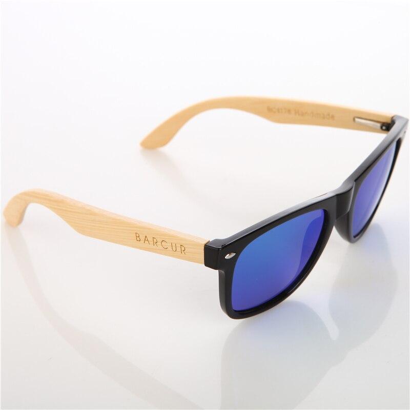 Lunettes de soleil rétro et classiques faites à la main en bois de bambou pour homme et femme, unisexe, polarisées