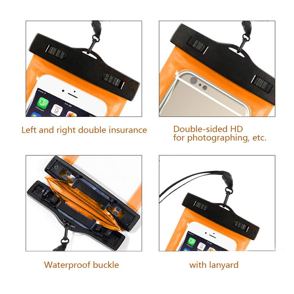 Étui universel étanche pour téléphones portables, sac portable de natation, étui sec pour iPhone de moins de 6,5 pouces, grand sac étanche pour téléphone, étui étanche pour iPhone
