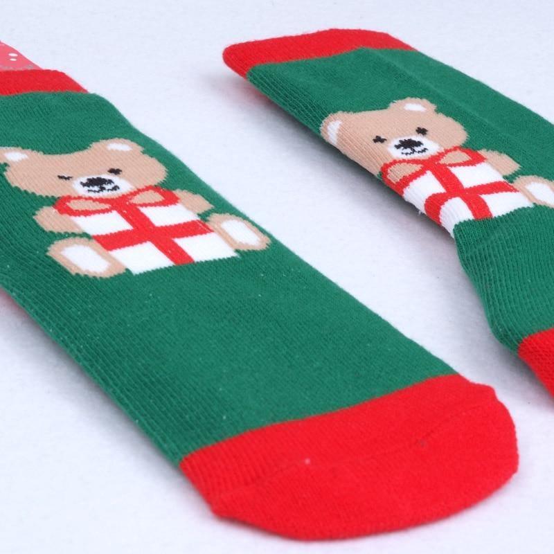 Chaussettes de Noël en Coton Moderne pour Bébé, Motif de Dessin Animé, Chaussettes Décontractées pour Bébés Filles et Enfants
