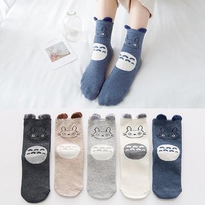 Lot de 5 paires de chaussettes bébé 100 % coton unisexe pour filles et garçons, douces et chaudes, motif dessin animé
